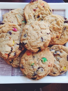 PB M&M Cookies
